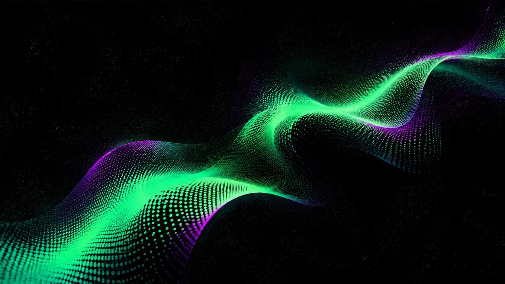 MIKA AI image platform dark particle wave background